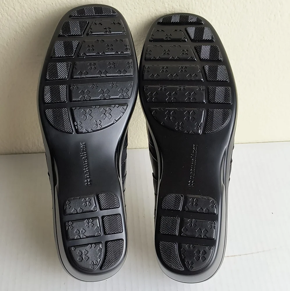 Naturalizer Wilma 7.5W Black Comfort Slip On Loafer Shoes  Casual
